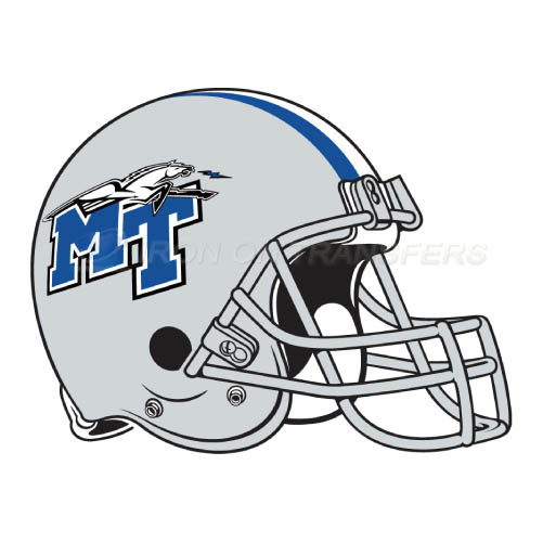 Middle Tennessee Blue Raiders Logo T-shirts Iron On Transfers N5 - Click Image to Close